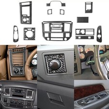 For Ram 1500 06-08 2500 3500 2006-2009 Carbon Fiber Full Interior Trim Set 24pcs
