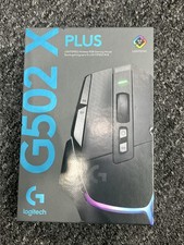 Logitech G502 X Plus Wireless Gaming Mouse - LIGHTSPEED Optical - Black NEW
