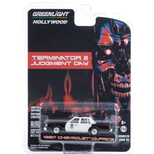 1987 CHEVY CAPRICE METROPOLITAN POLICE 1/64 DIECAST CAR GREENLIGHT 44890-FF - Picture 2 of 3