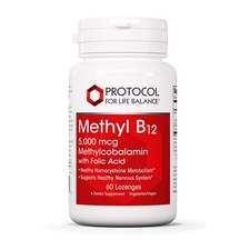 Protocol Methyl B12 5000mcg - Vitamin B12 for Homocysteine Metabolism* - Supp...