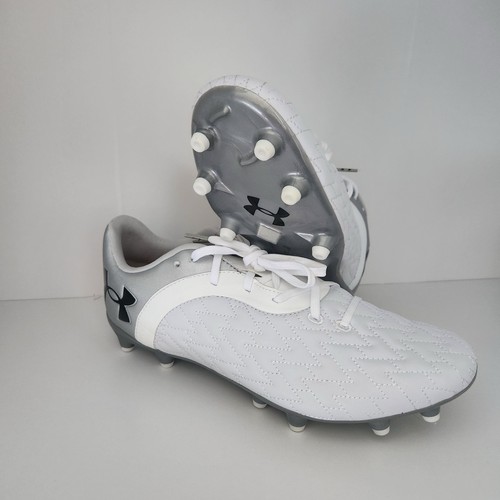 new men's 8 Under Armour Magnetico select 2.0 FG Soccer Cleats White 3025642-100 - Picture 5 of 5
