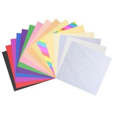 50 Pack Toner Reactive Foil 8.5"x11" A4 Foil Paper for DIY Craft,Colorful