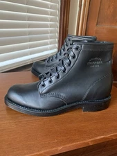NEW w BOX - 1st QUAL | CHIPPEWA 8D BLACK OUT UTILITY SERVICE BOOTS 8 D
