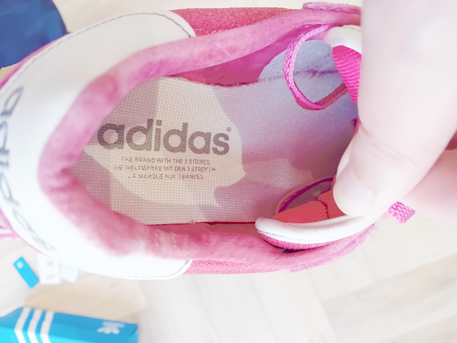 ADIDAS MARATHON TR W TRAINERS SIZE 8 PINK GLITTER DISCO IVORY RSEFLA 2000s image 9