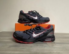 Nike Air Max Torch 4 Dark Grey Metallic Silver Red 343846-006 Men's Size 11.5