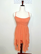 WEISSMAN Women's Adult M Dance Ballet Soft Flowing Costume PEACH Made in USA