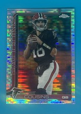 2025 Topps Chrome Pulsar Refractor #13 Kirk Cousins Atlanta Falcons