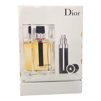 DIOR HOMME SPORT BY CHRISTIAN DIOR EDT For Men /Refilable 0.25 Oz (stained box).
