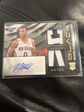 2019-20 Nickeil Alexander-Walker Panini Black Rookie Autos Dual Patch /10 RC RPA