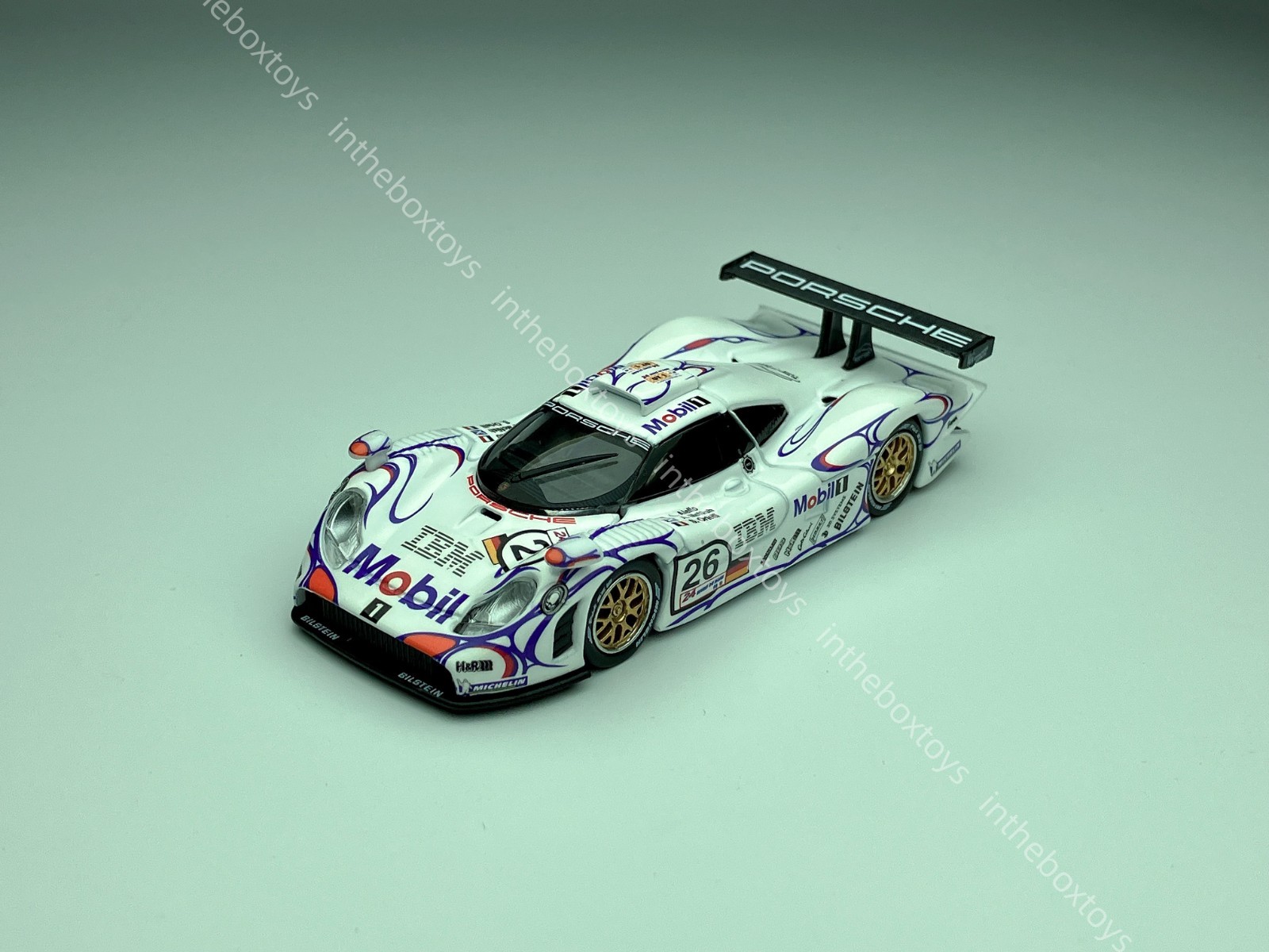 Trends Hobby 1/64 911 GT1 LM 1998 Race Diecast Model Car Limited Edition