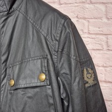 Belstaff Trialmaster 1948 Black Wax Jacket Uk 40 Large
