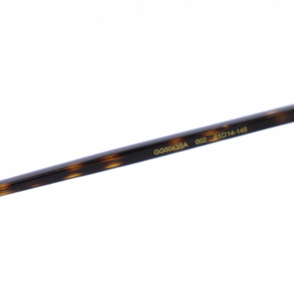 GUCCI Sunglasses Tortoiseshell 61 14 145 Brown Black GG0043SA KH OH Ladies thumbnail 6