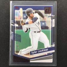 2023 Chronicles MLB TYLER LOCKLEAR Clearly Donruss Red 51/100 #6