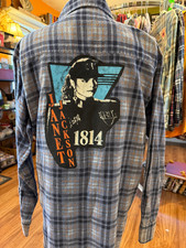 OOAK Upcycled Flannel - Janet Jackson - Adult Medium