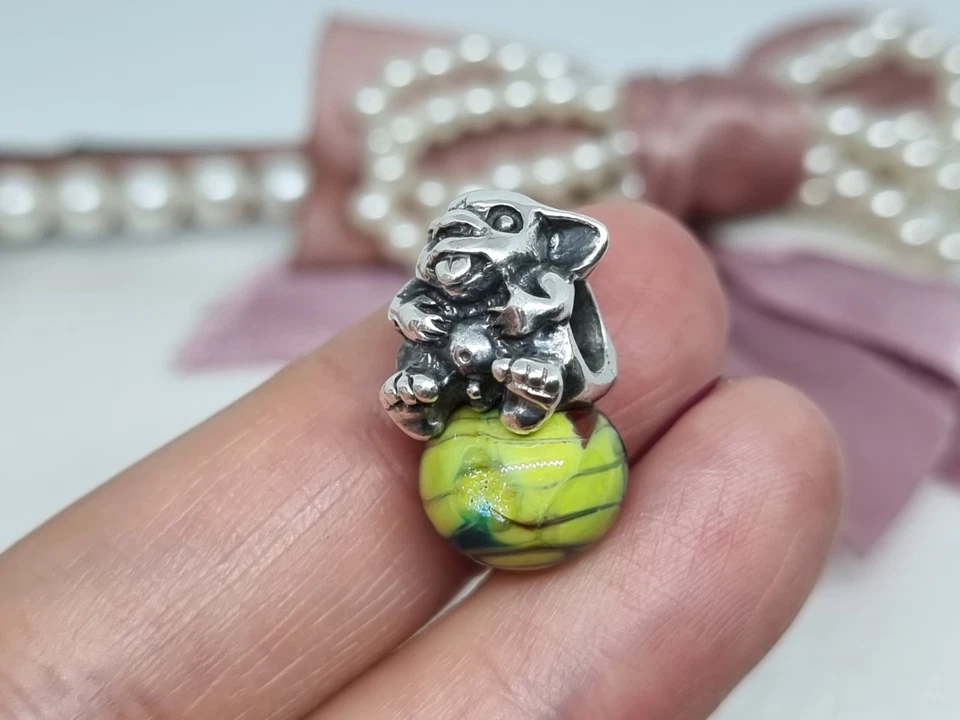 Genuino Trollbead Baby Troll Charm 💕 RARO Retirado LAA 925  Foto 2 de 4