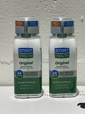SmartMouth Original Mouthwash Fresh Mint 2 Pack 16 oz Alcohol Free Exp 2029