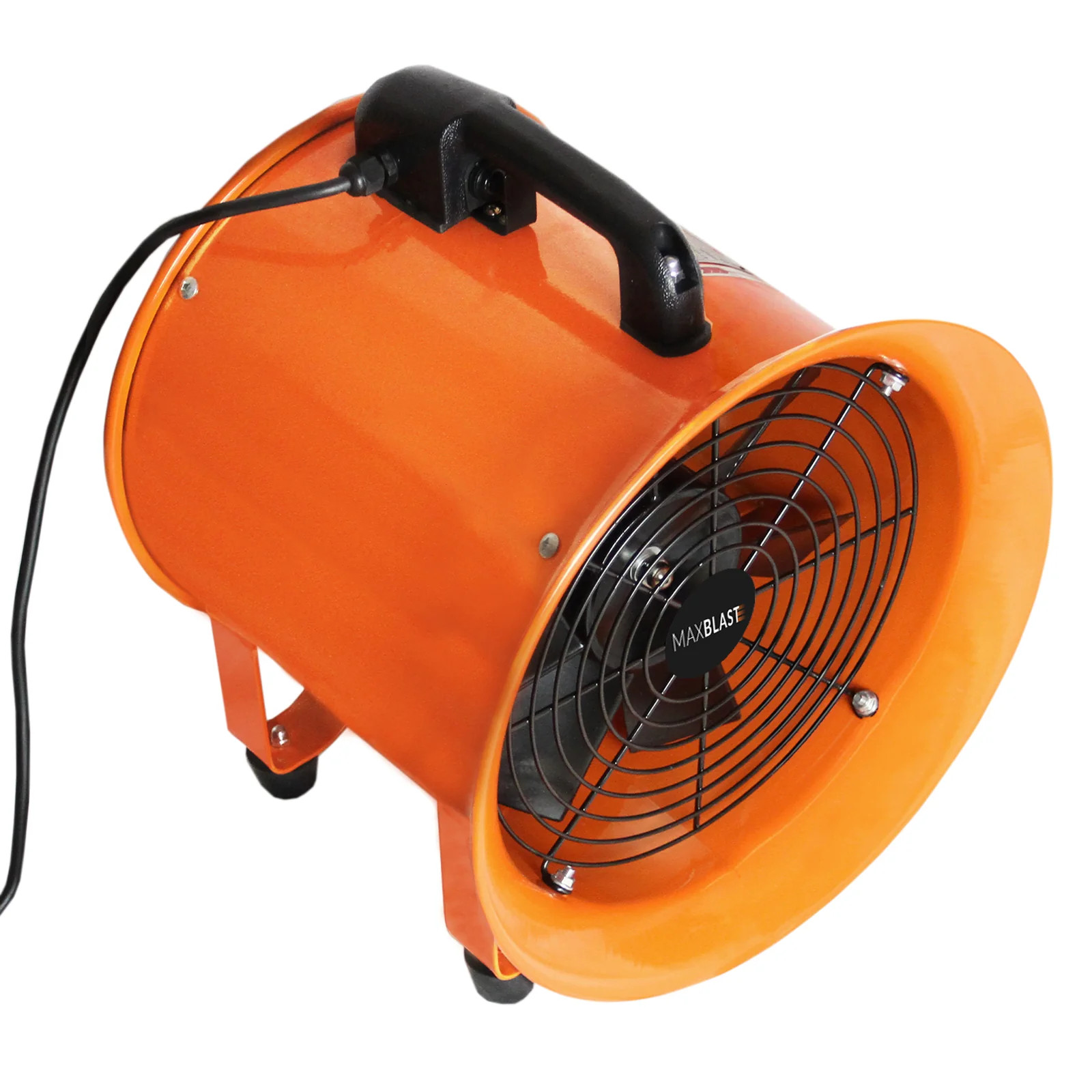 Ventilateur industriel 250mm avec gaine de 6m extracteur d'air de 320W