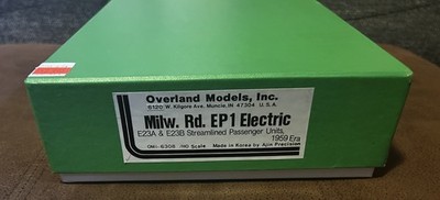 HO Overland Models Brass Omi 6308 EP-1 Electric Milw. Rd Streamlined E23A & E23B