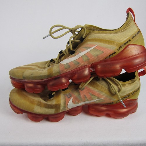 Nike Air VaporMax Men Size 11.5 AR6631-701 Crimson Gold Orange Training Shoes - Picture 5 of 8