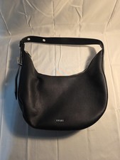 Black Leather DKNY Zipper Purse