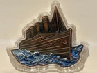 5 oz, .999  Titanic Colorized Copper Art Bar in Capsule