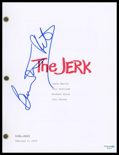 Bernadette Peters "The Jerk" AUTOGRAPH Signed Complete Script Screenplay ACOA
