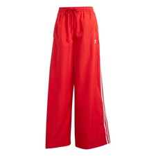Women's Adidas Originals Red Adicolor Firebird Oversized Track Pants New