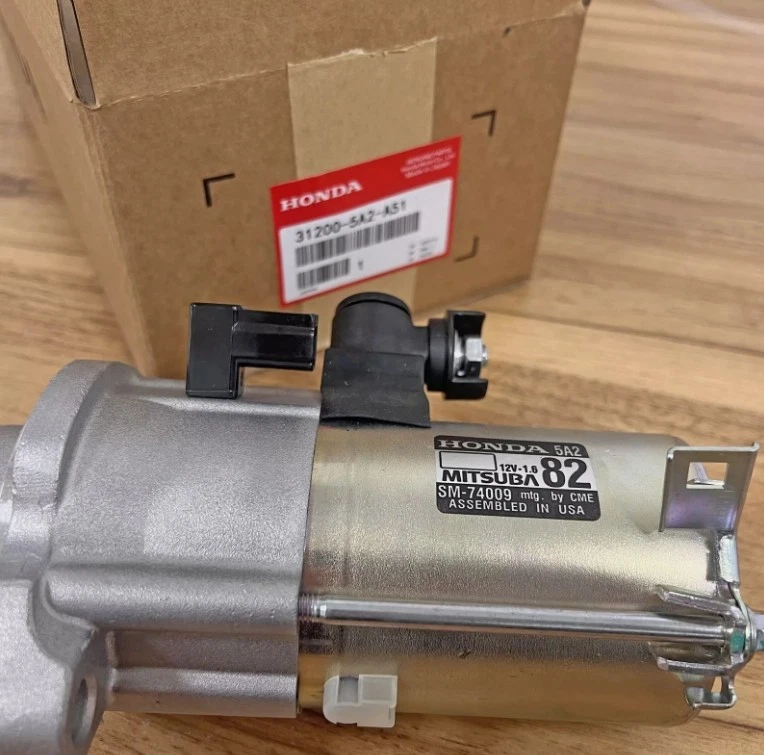 OEM 31200-5A2-A52 For Honda  Starter for Honda Accord 2.4 Automatic 2013-2017 US Foto 3 de 4