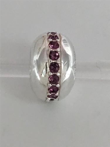 New Chamilia PURPLE WINK Swarovski Crystals & Sterling 925 Bead 2083-0244 $60 - Picture 5 of 10