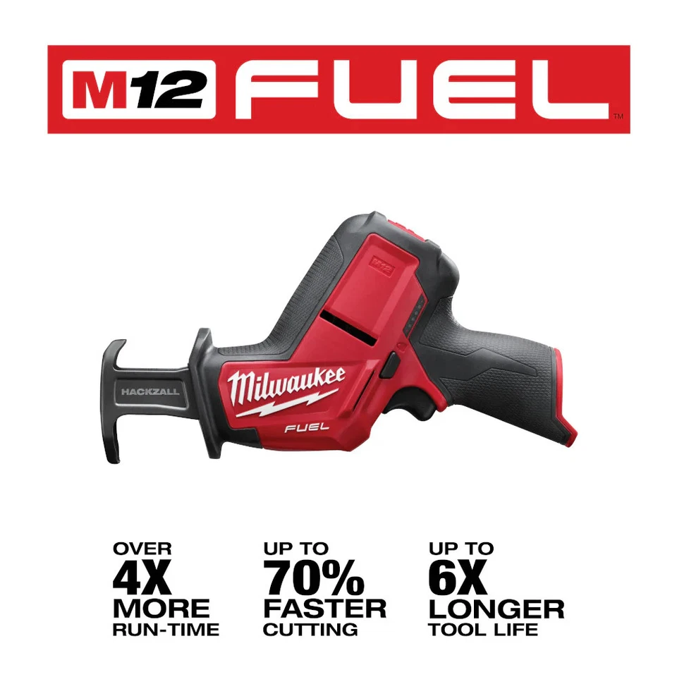 Milwaukee 2520-20 M12 FUEL 12V HACKZALL Reciprocating Saw w/ Blade - Bare Tool - Image 2 of 4