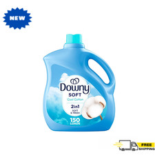 Downy Liquid Fabric Softener, Cool Cotton Scent, 111 fl oz, 150 Loads, Best New 0.12 per gallon