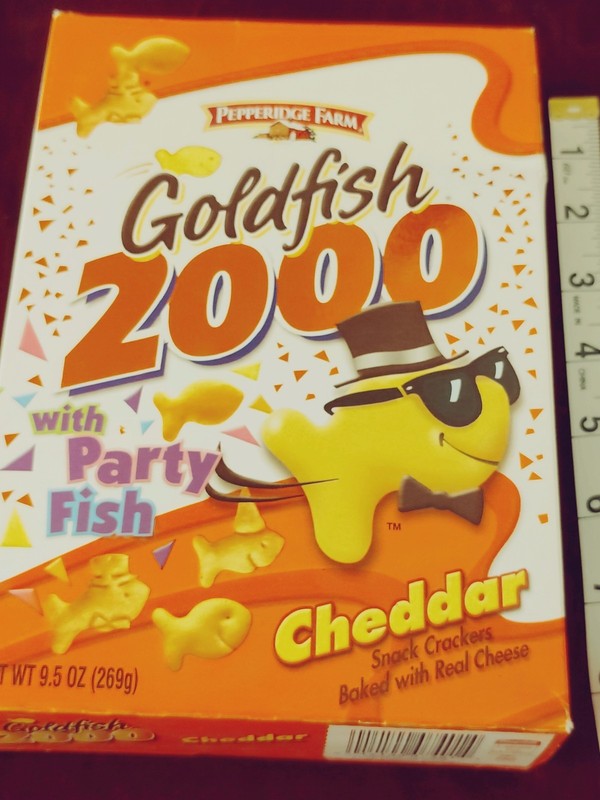 Pepperidge Farm Goldfish 2000 Cheddar Crackers 9.5oz Limited Edition sealed