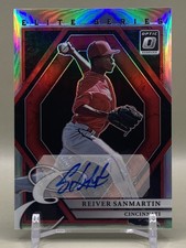 2022 Donruss Optic #ESS-RS Reiver Sanmartin Holo Auto - Cincinnati Reds