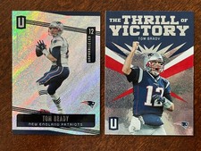 2019 Unparalleled Tom Brady Thrill Of Victory Insert Parallel & BONUS!! Base