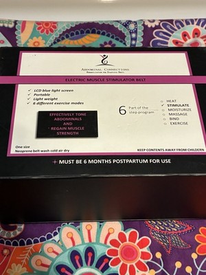 Abdominal Connections Daistasis #6 Part Of Program Tens Muscle Stimulator EMS