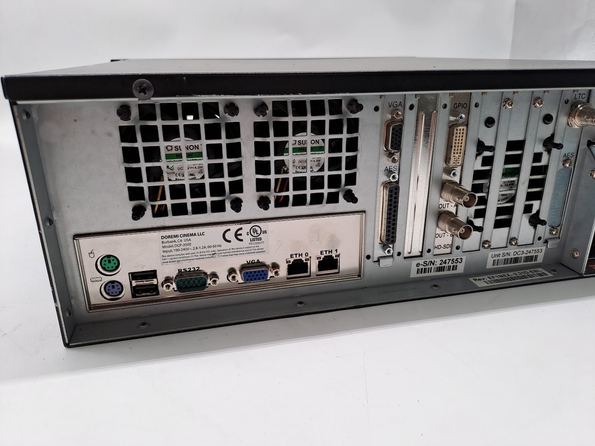 ｇｇａｃｍｋ　CLASSIC PRO DCP2000 1400 Doremi DCP2000 Cinema Server | eBay