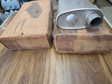 2 New In Box Vintage Hooker Performance Mufflers 22 6186 Hotrod Gasser Ratrod