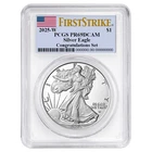 2025-W Proof $1 American Silver Eagle Congratulations Set PCGS PR69DCAM FS Flag