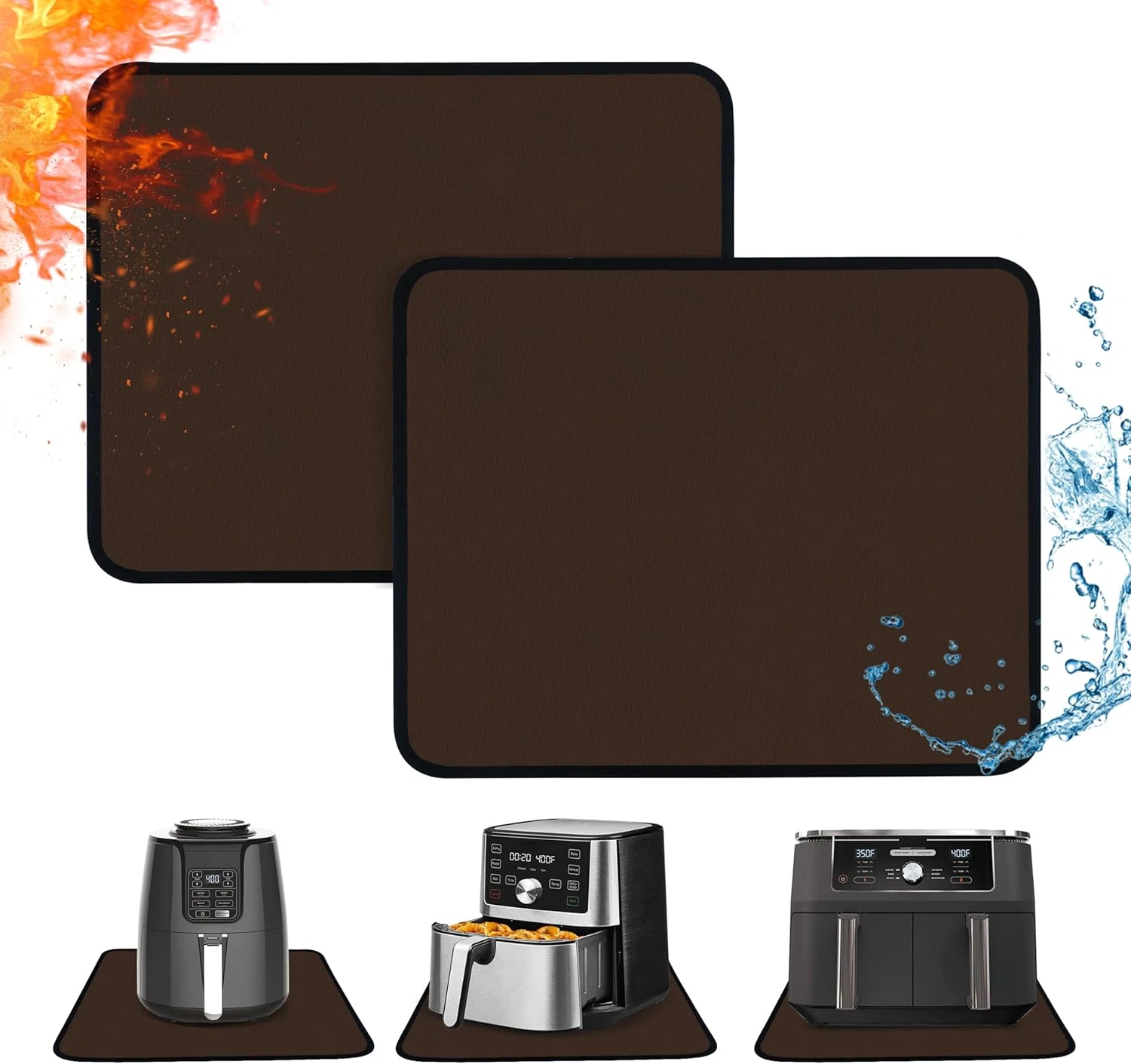 Heat Resistant Mats for Countertop - Fireproof 15X18 in Heat Resistant Mats for