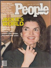 PEOPLE Jackie Onassis Steve Miller John Ritter Joe Raposo Pat Collins 4/18 1977