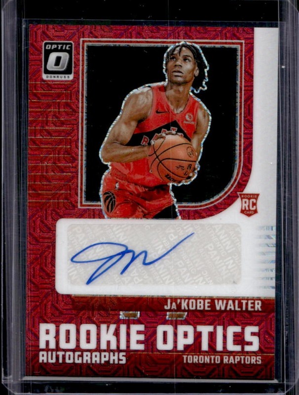 2024-25 Donruss Optic Ja'Kobe Walter Rookie Optics Auto RC Choice Prizm #17