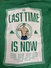 Authentic John Cena “The Last Time is Now Tour” Boston MA T shirt. XL Size