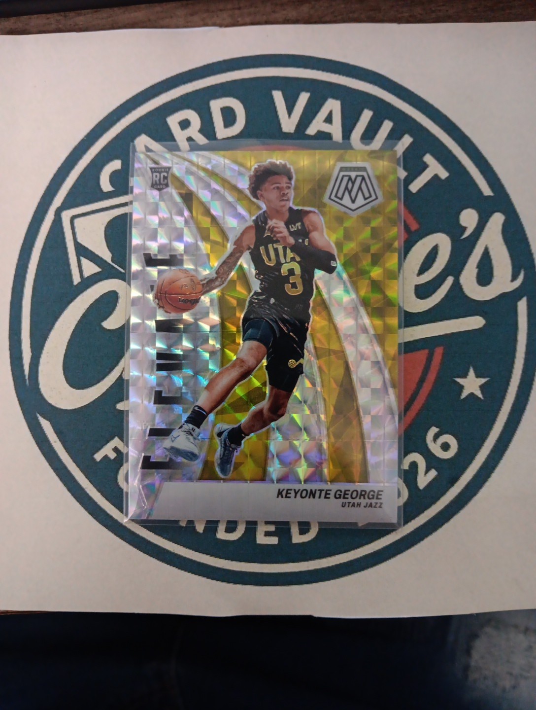 2023-24 Panini Mosaic Elevate Keyonte George #22 Mosaic Prizm (RC)