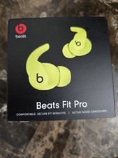 New Beats Fit Pro True Wireless Noise Cancelling Earbuds Volt Yellow