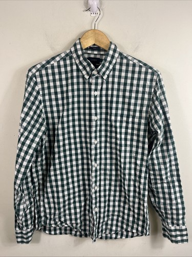 Camisa J.Crew Para Hombre Calce Ajustado Guinga Abotonada Talla M - Imagen 1 de 6