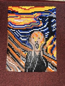 Perler Bead Wall Art Scream Edward Munch