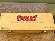 Freud Professional Woodworking Router Bit Set 97-226 Made In Italy