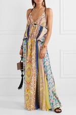 ETRO SS19 Silk Georgette Paneled Paisley Dress | Brand New With Tags | Authentic