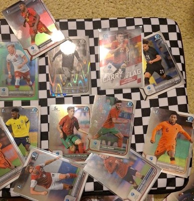 LOT Topps Bowman Chrome Road to UEFA Under-21 LOT of 19 Cards