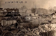 Gaar Scott & Co after Allenton Fire June 25 1910 WI Wisconsin RPPC Postcard COPY
